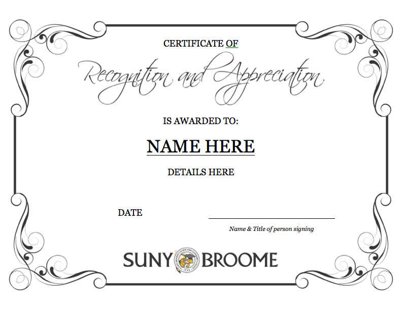 Recognition Certificate Template from www2.sunybroome.edu