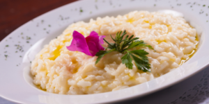 A plate of Risotto