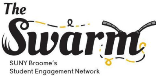 logo for SUNY Broome Student Engagement Network: The Swarm