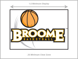 SUNY Broome Basketball Logo as example