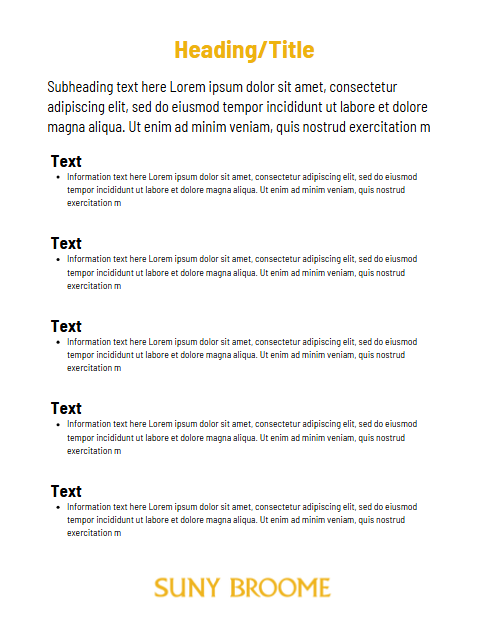 Basic Information Sheet Template